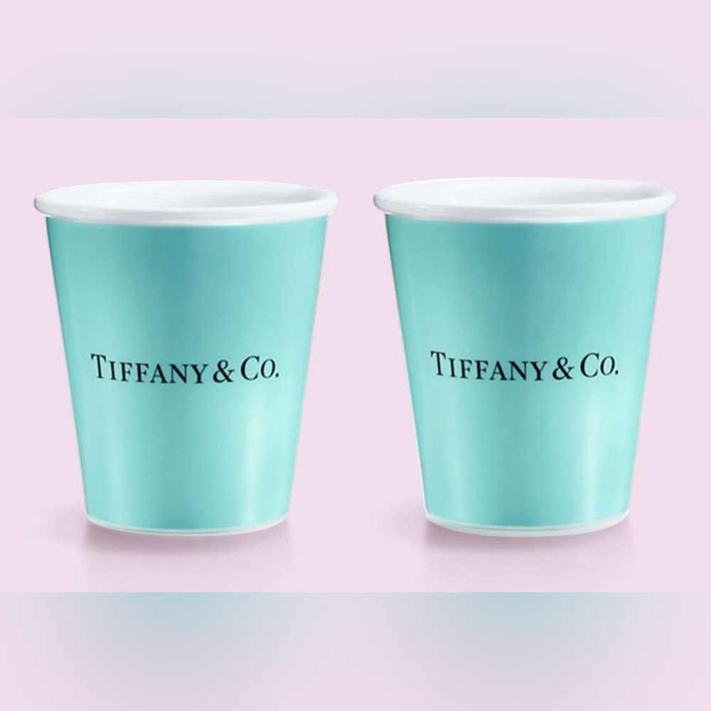 Tiffany & Co. Bone China Coffee Cups